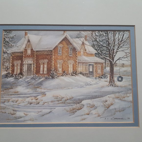 Trisha Romance "Harrop Homestead" Art Print in wood frame - Picture 3 of 5